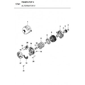 Шайба генератора передняя Авео, Лачетти, Нубира, Такума (GM) Шайба генератора передняя Авео, Лачетти, Нубира, Такума (GM)