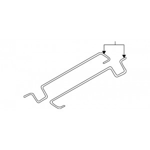 Торсион багажника Авео 3 седан левый (OE) GM