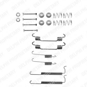 Солдатики задних тормозных колодок Лачетти к-т на авто "штифты+пружинки стяжные и прижимные" (QUICKBRAKE)