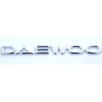 Эмблема надпись "Daewoo" хром на Матиз 2 тонкая (GM)