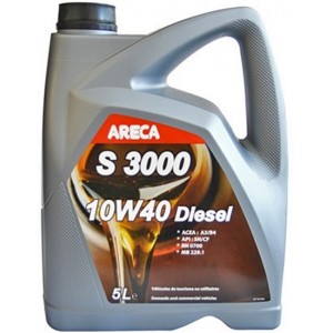 Полусинтетическое моторное масло ARECA S3000 Diesel 10W40 (5)