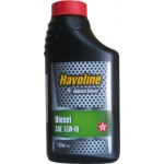 Минеральное моторное масло Texaco HAVOLINE F DIESEL 15W40 (1)