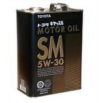 Минеральное моторное масло TOYOTA MOTOR OIL SM 5W30 (5)