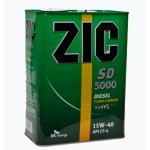 Минеральное моторное масло ZIC SD 5000 SAE 15W40 CF-4/SG (6)