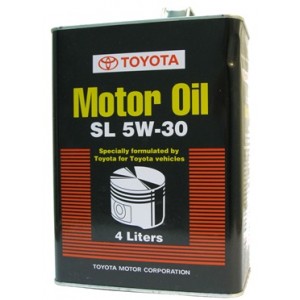 Оригинальное масло TOYOTA MOTOR OIL SL 5w-30 (4)