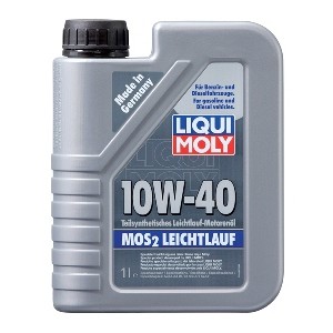 Полусинтетическое моторное масло Liqui Moly MOTOROIL MoS2 10W-40 HD (1L)