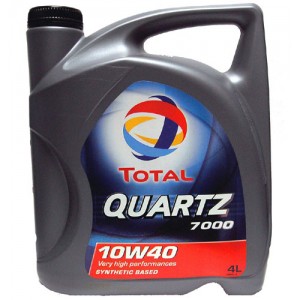 Полусинтетическое моторное масло TOTAL QUARTZ 7000 10W-40 (5)