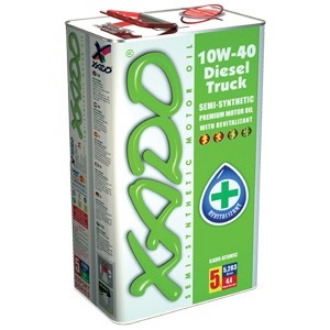 Полусинтетическое моторное масло Xado Disel Trusk 10w-40 (5)