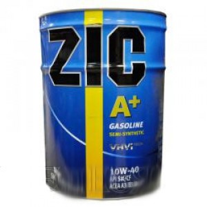 Полусинтетическое моторное масло ZIC A Plus 10W40 SM/CF (20)
