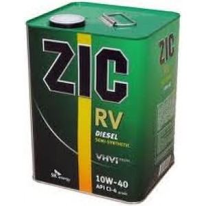 Полусинтетическое моторное масло ZIC RV CI-4 10w40 (6)