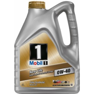 Синтетическое моторное масло MOBIL 1New Life 0W-40 (4)