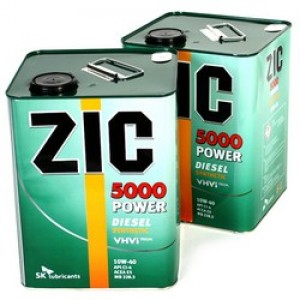 Полусинтетическое моторное масло ZIC 5000 POWER 10W40 CG 4/SH (20)
