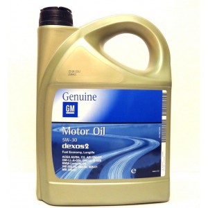 Синтетическое моторное масло GM Dexos 2 Longlife 5W-30 4л