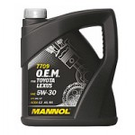 Синтетическое моторное масло MANNOL О.Е.М for Toyota Lexus 5W-30 (4)