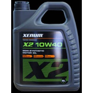 X2 10w40 semi-synthetic motor oil (1л)